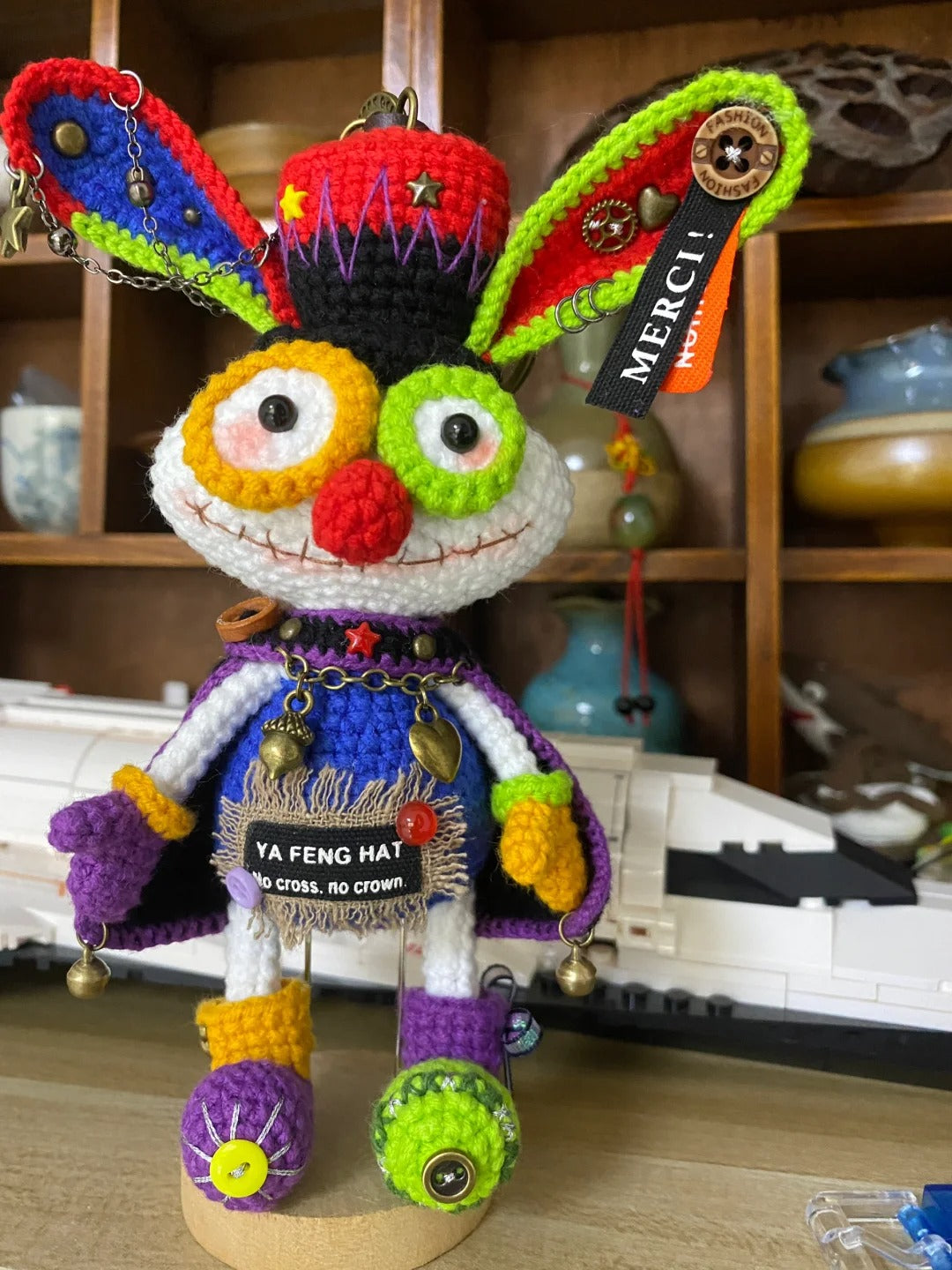 18cm/10cm Handcrafted Bunny Crocheted Artisan Piece 11 Style