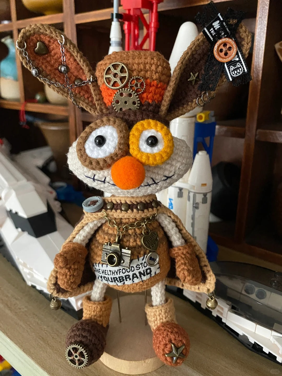 18cm/10cm Handcrafted Bunny Crocheted Artisan Piece 11 Style