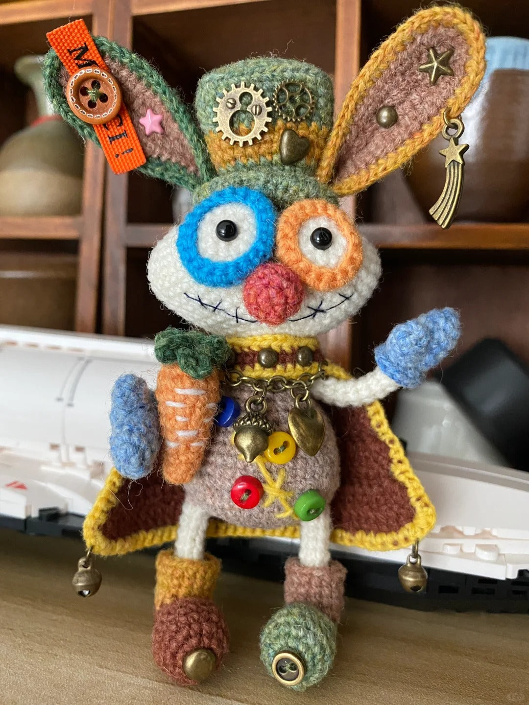 18cm/10cm Handcrafted Bunny Crocheted Artisan Piece 11 Style