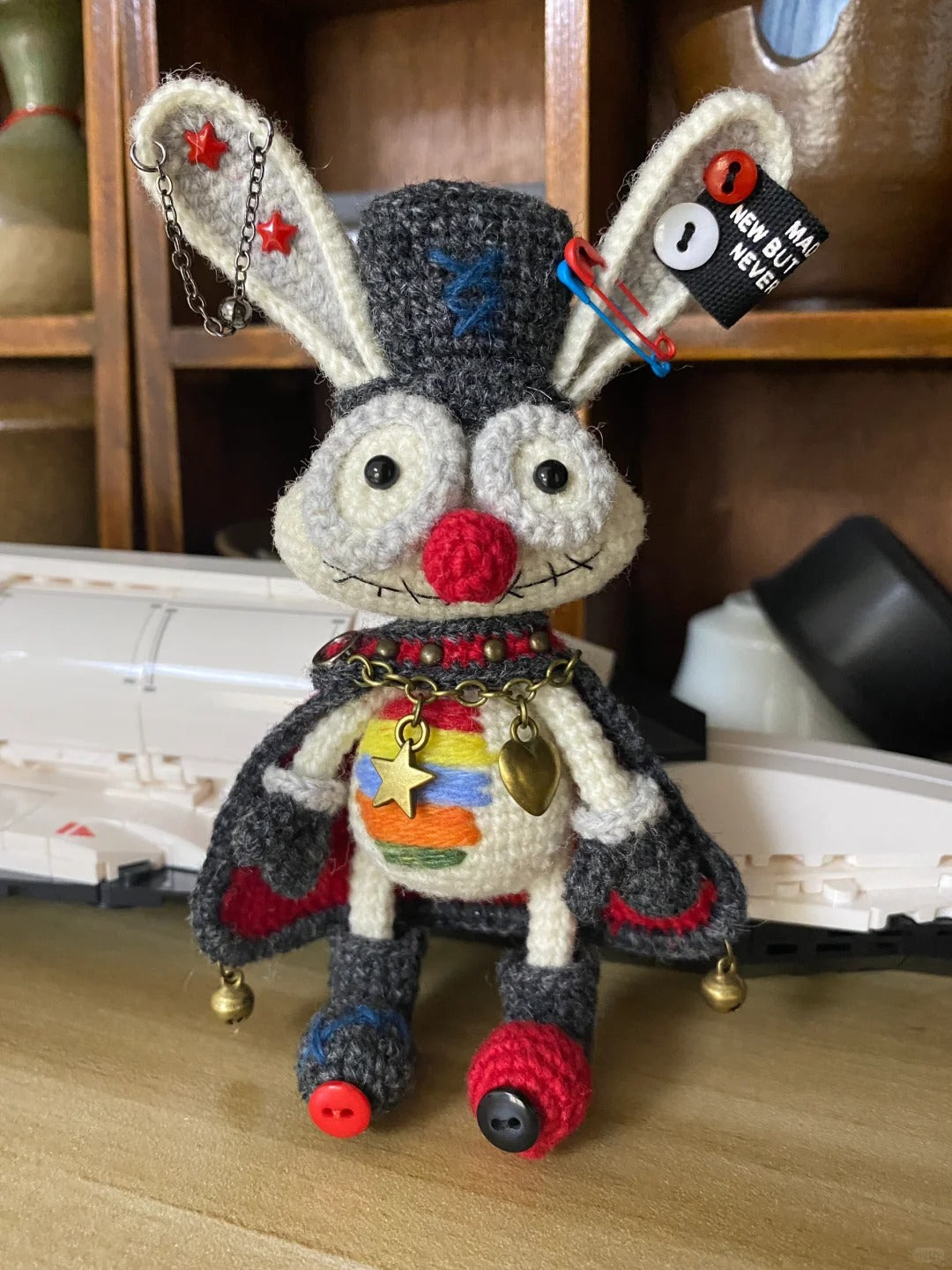 18cm/10cm Handcrafted Bunny Crocheted Artisan Piece 11 Style