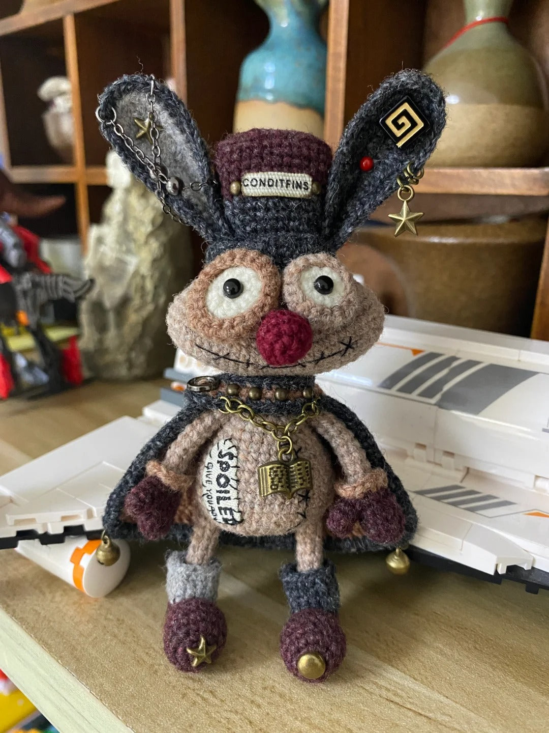 18cm/10cm Handcrafted Bunny Crocheted Artisan Piece 11 Style