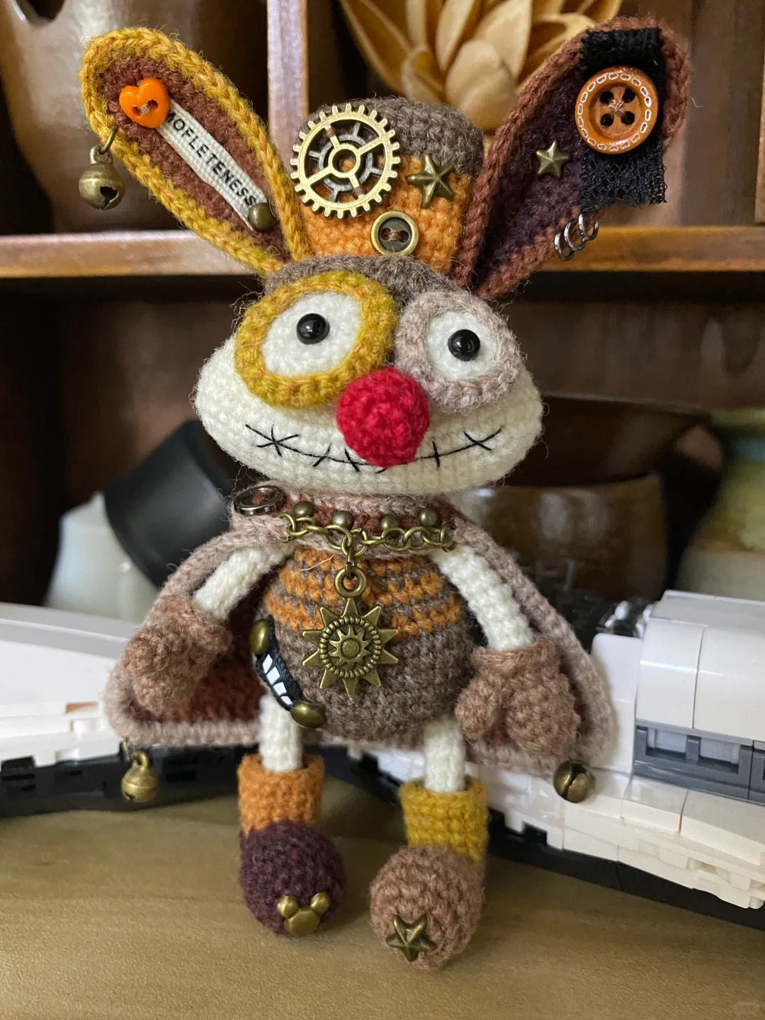 18cm/10cm Handcrafted Bunny Crocheted Artisan Piece 11 Style